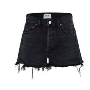 AGOLDE PARKER CUT-OFF DENIM SHORTS